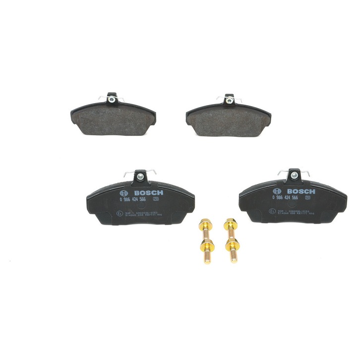 Bosch fékbetétek, készlet, 129,2x68,6x17,2mm, 18mm, Land Rover Freelander 1.8 és 2.0TD modellekhez, 1997-2000