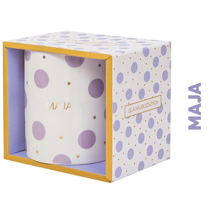 Чаша с послание Be-Happy Gifts, пастелен дизайн, 350мл, керамика