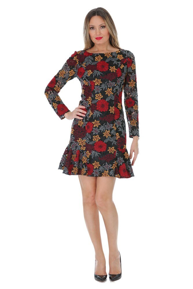 Rochie dantela multicolora Liza Panait M-75E