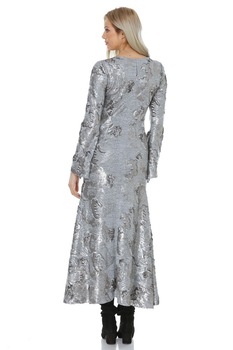 Rochie din tricot cu paiete Liza Panait M-20E Rochie din tricot cu paiete Liza Panait M-20E