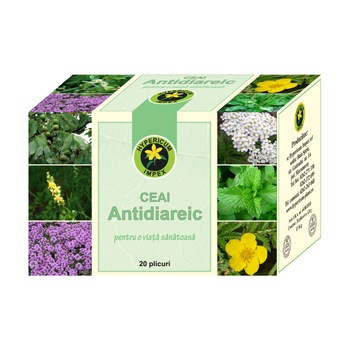 Ceai Antidiareic 20 plicuri Hypericum Impex Ceai Antidiareic 20 plicuri Hypericum Impex