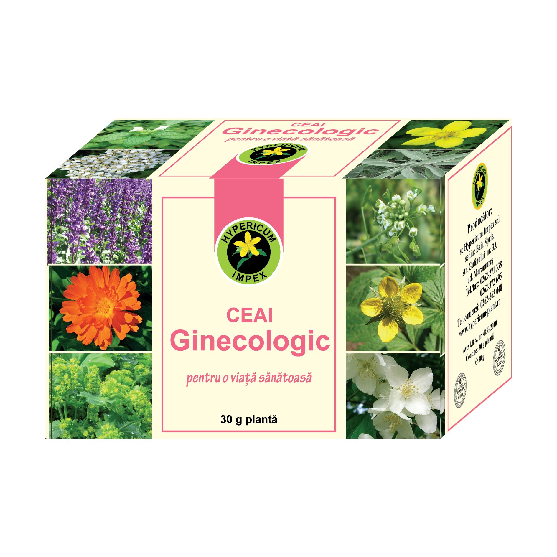 Ceai Ginecologic 30 g Hypericum Impex