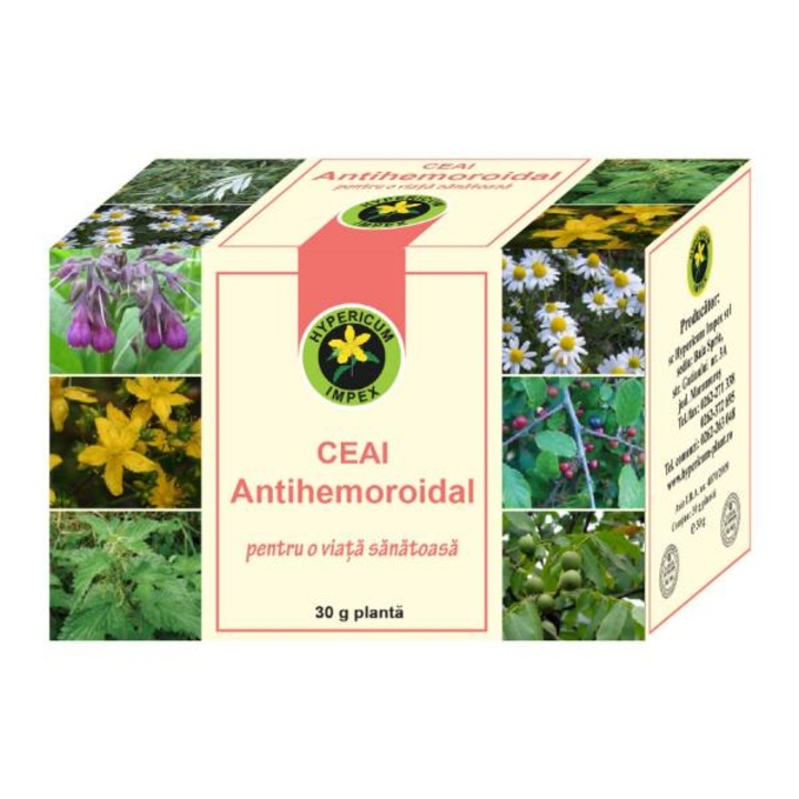 Ceai Antihemoroidal 30gr Hypericum
