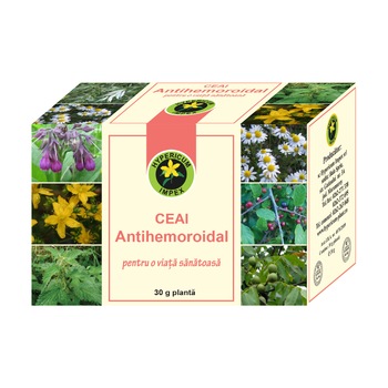 Ceai Antihemoroidal 30 g Hypericum Impex Ceai Antihemoroidal 30 g Hypericum Impex