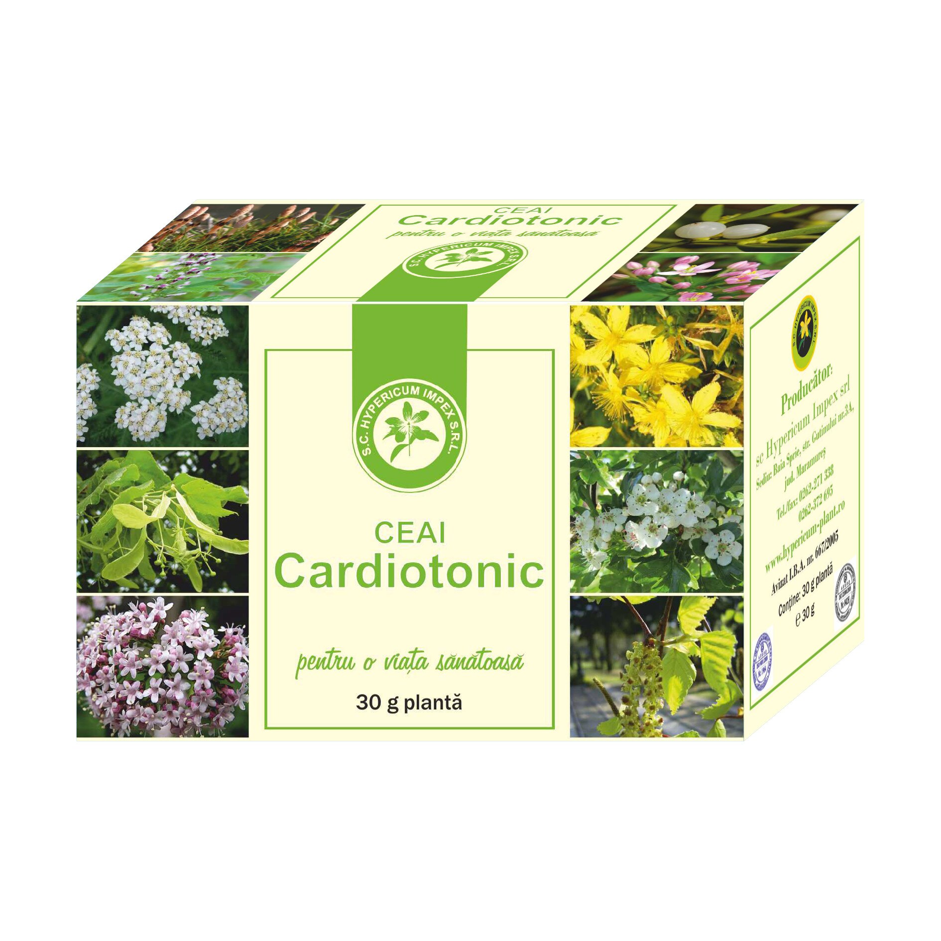 Ceai Cardiotonic 30 g Hypericum Impex