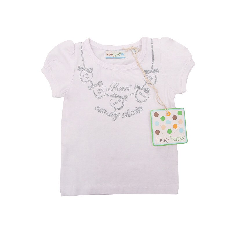 Tricou Nat & Tom, Alb