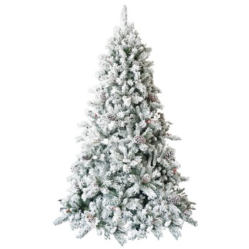 Brad Artificial cu Zapada si Conuri PREMIUM 210 cm, Brazi Artificiali De Lux de Craciun Brad Artificial cu Zapada si Conuri PREMIUM 210 cm, Brazi Artificiali De Lux de Craciun