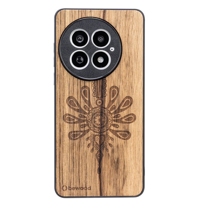 Husa telefon OnePlus 13, Bewood, din lemn de limba, 100% protectie, usoara, antiderapanta