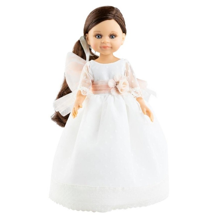 Cleo baba, 32cm, Paola Reina, vinil, ruha- és cipőszettel, színes