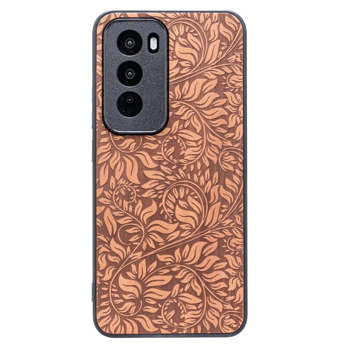 Husa telefon din lemn Bewood pentru Oppo Reno 12 5G, jucaus, usoara, 100% protectie, 12 luni garantie