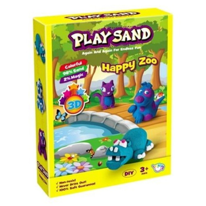 Kinetikus homok szett, SWEDE, 6 állatforma