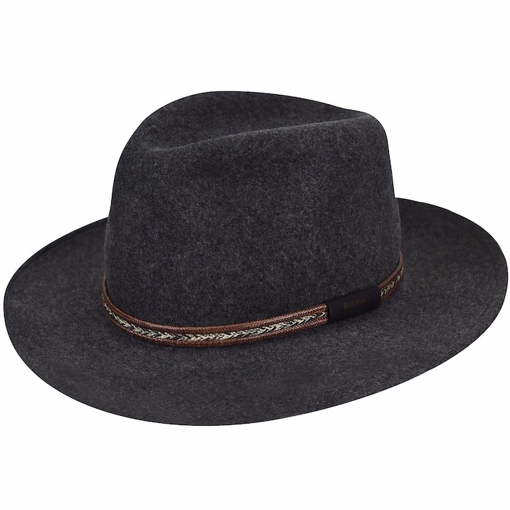 Мъжка шапка Bailey of Hollywood Rhode Fedora Mix Черен, S