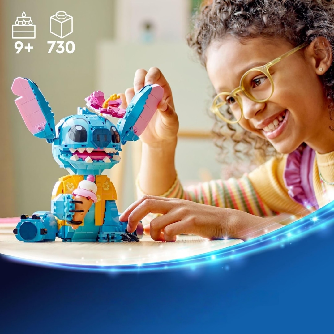 Set Constructie, Aottom, stitch, Educationala cu 730 Piese ABS