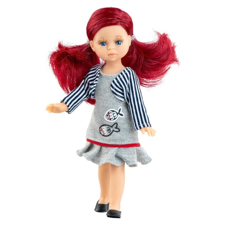 Papusa Paola Reina Pili 21cm, rochie, bolero, multicolor