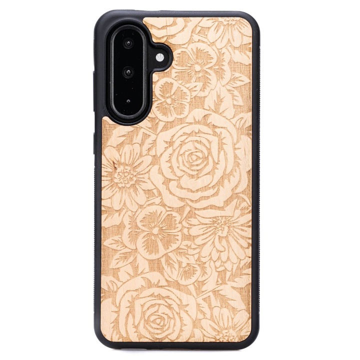 Husa telefon din lemn Bewood, Aniegre, 100% protectie, compatibila cu incarcatoare inductive, pentru Samsung Galaxy A26 5G