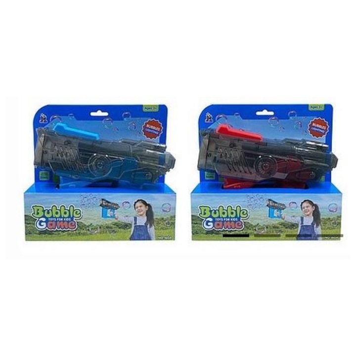 Pistol cu bule ADAR, cu lumini, 23x19x6,5cm, set baterii 4xAA ned inclus