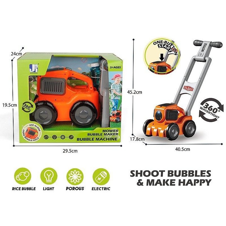 Masinuta de spuma, ADAR, cu lumini, impermeabila, 45x40,5x18cm, set.