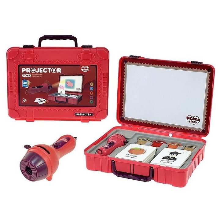 Projektor educativ ADAR pentru invatarea limbii engleze, set, 30x23x8,5cm