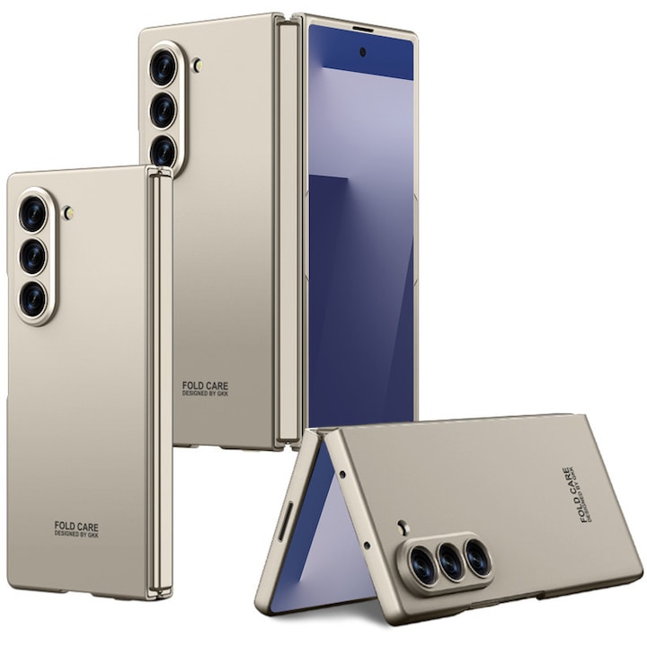 Husa pentru Samsung Galaxy Z Fold 7 5G - Protectie Integrala cu Protectie de Ecran Integrata​ - ​​auriu