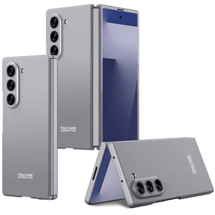 Husa pentru Samsung Galaxy Z Fold 7 5G - Protectie Integrala cu Protectie de Ecran Integrata​ ​ - ​​gri