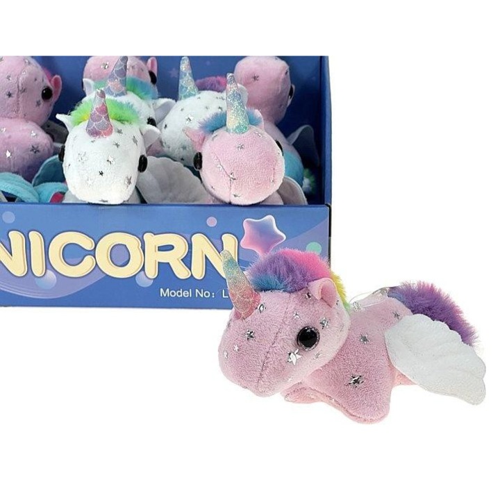 Jucarie de plus, ADAR, unicorn, 15x11x9cm, multicolor
