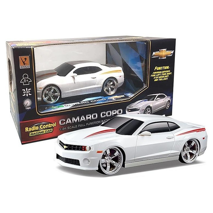 Masinuta R/C Artyk Chevrolet Camaro, 18 cm, set cu controler, 2.4 GHz, 30,2x13,5x14,5 cm