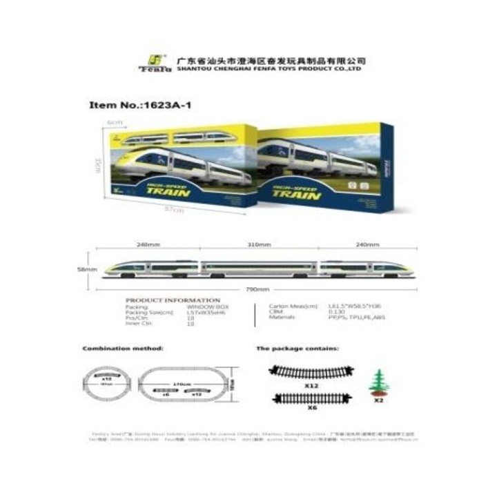 Trenulete de jucarie, CIUCIUBABKA, cu sunet, lumini, multicolor