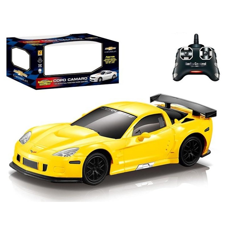 R/C autó Artyk Corvette C6.R, készlet vezérlővel, 18 cm, sokszínű, 30,2x13,5x14,5 cm