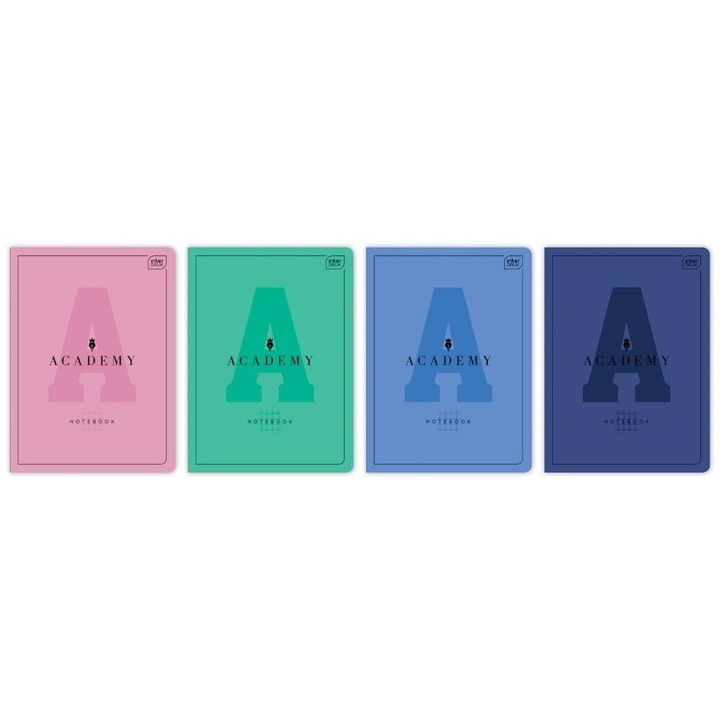 Caiet A5 60 file, INTERDRUK, 90g, set 10 bucati