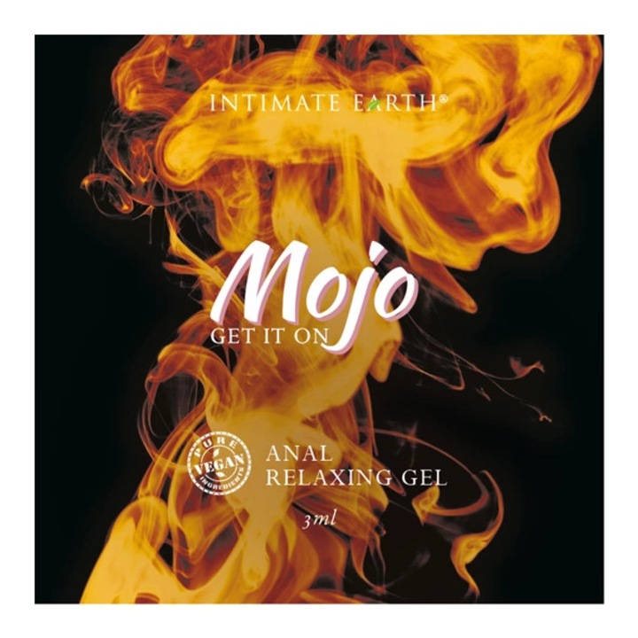 Intimate Earth Mojo anál síkosító, 3 ml, vízbázisú, szegfűszegolajjal, vegán