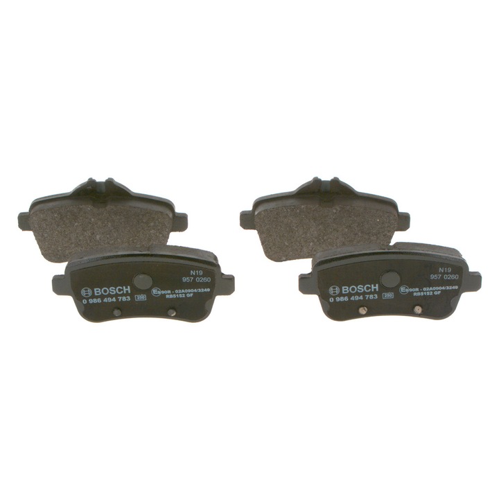 Hátsó fékbetétek Bosch 0986494783, Mercedes-Benz M-Class és GLE-Class modellekhez