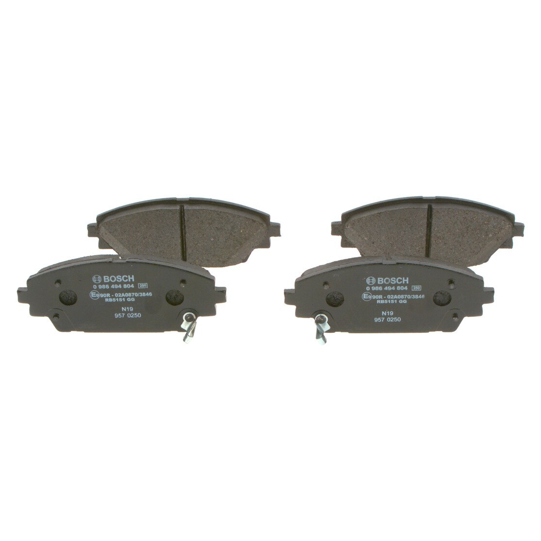 Set placute frana Fata MAZDA 3 (BM, BN) 1.5 din 2013-2019, KW 88
