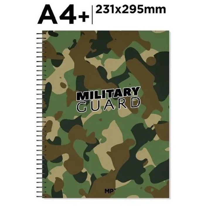 Füzet A4+, Cervantes, 120 lap, négyzetrácsos, barna