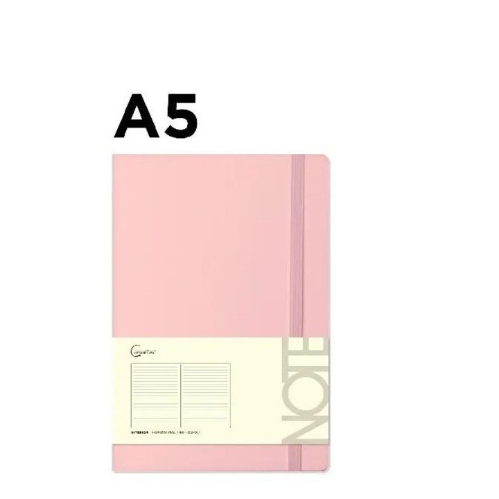 Caiet A5 Cervantes 96 file, liniatura, roz