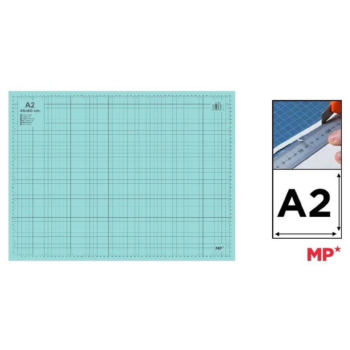 Vágóalátét A2, Main Paper, kék