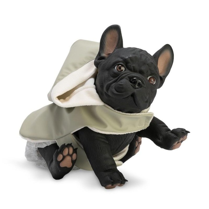 Френски булдог Ноно 32 см, Аси, винил, плюшена играчка