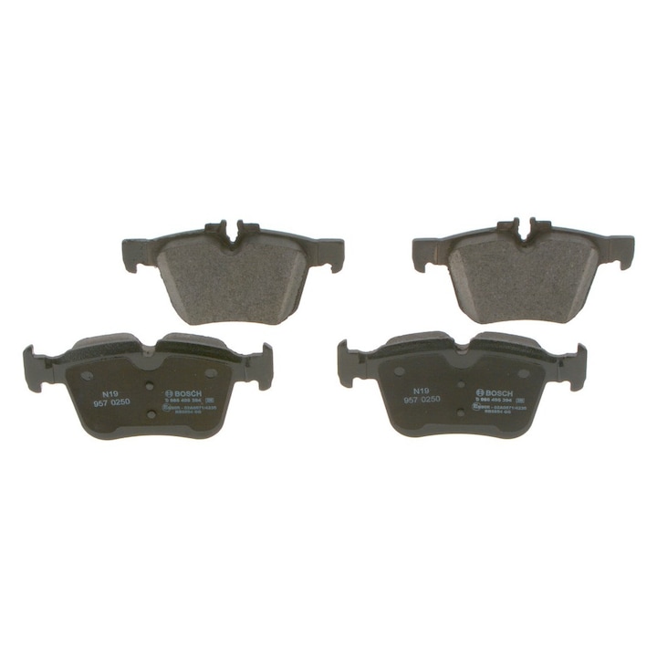 4 db Bosch hátsó fékbetét készlet, 122,3x15,9x61,7mm
