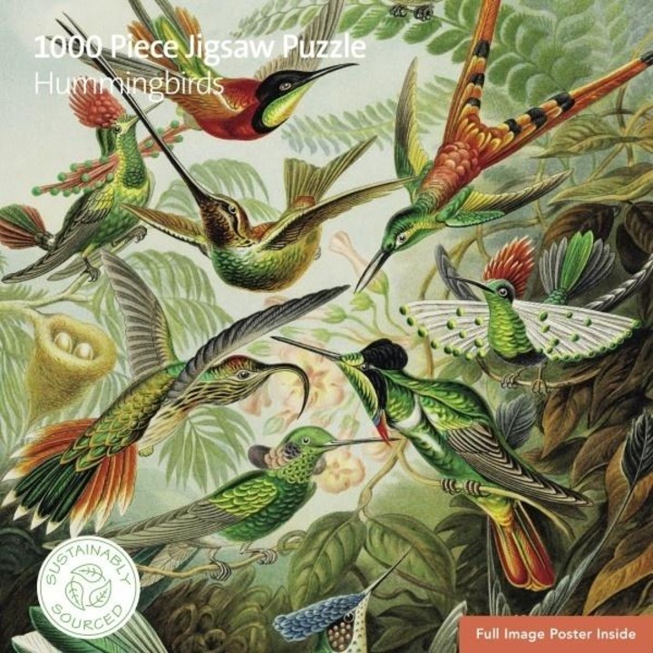 Kirakó 1000 darabos Kolibri, Flame Tree, 735x510 mm, A4-es poszterrel