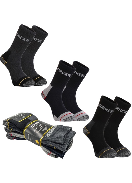 Moraj férfi zokni, 3 darabos szett, pamut, 43-46, sokszínű, nedvességálló