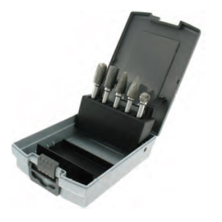 5 db keményfém maró készlet, 6 mm-es markolat, Tivoli