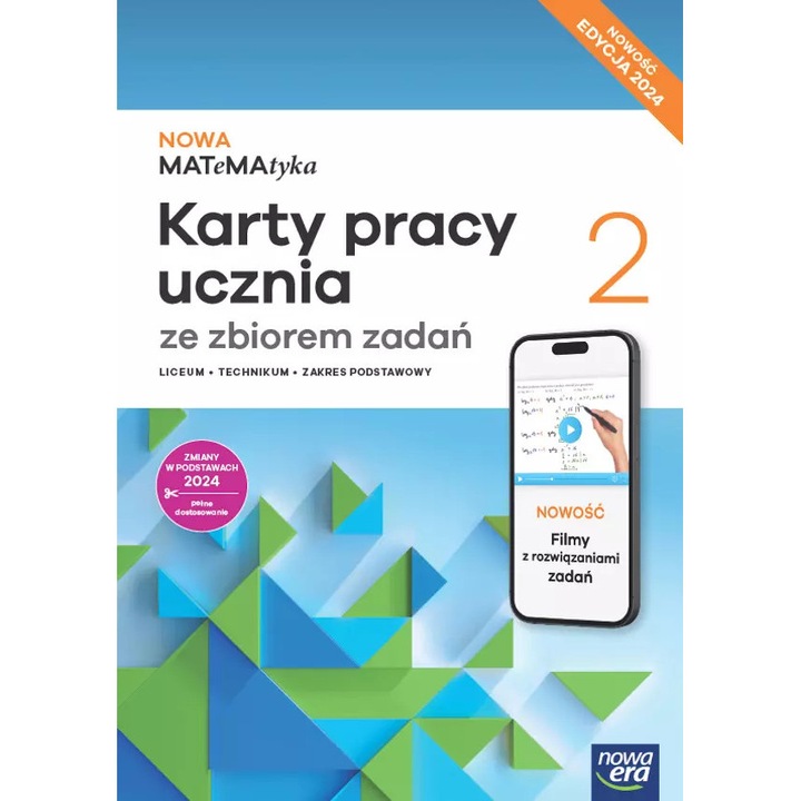 Manual de matematica, Nowa Era, Karti de lucru si zbior de zadani, 2025, clasa 2