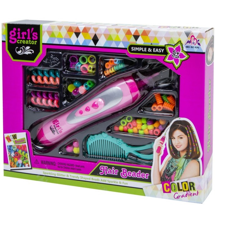 Set accesorii pentru păr, multicolor, 28x21x5cm