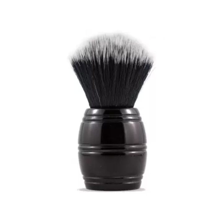 Perie de bărbierit RazoRock Tuxedo Plissoft Barrel 24 mm, păr sintetic