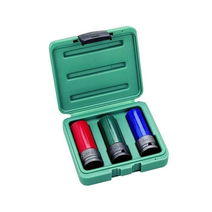 Set capete tubulare impact pentru jante aluminiu 17335 3 buc Levior