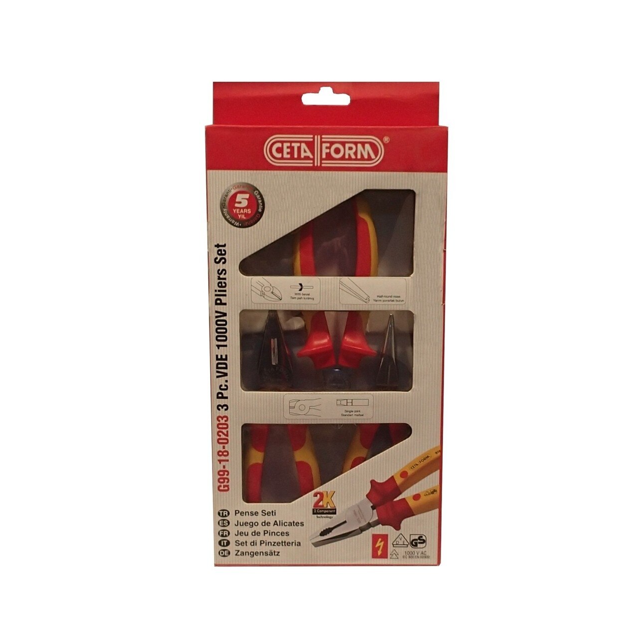 Set clesti 3 buc 1000V G99-18-03A Ceta Form