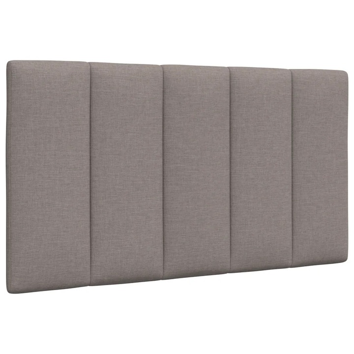 Perna decorativa pentru cap, VidaXL, 80cm, taupe, material textil