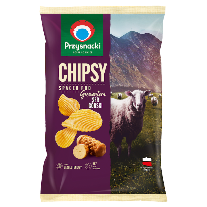 Chipsuri Intersnack, cu branza, 130 g