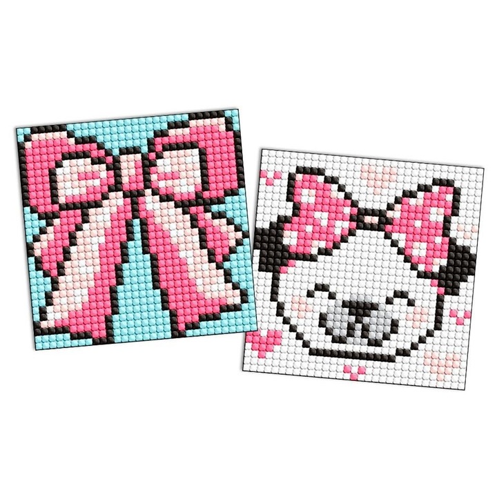 Set artizanat, Ideyka, 9x9cm, autocolante, 2 bucati