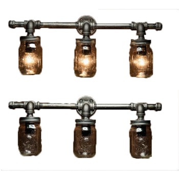 Lampa de perete din teava neagra Big Wall Pipe Lamp Lampa de perete din teava neagra Big Wall Pipe Lamp