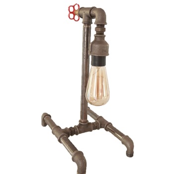 Veioza de birou din teava neagra Industrial Pipe Lamp Veioza de birou din teava neagra Industrial Pipe Lamp